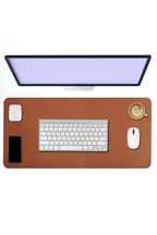 Kahverengi deri mouse pad 70x30 cm