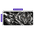 Gölge Kaplan desenli oyuncu mouse pad ölçüleri: 90 cm x 40 cm (35 x 16 inç)