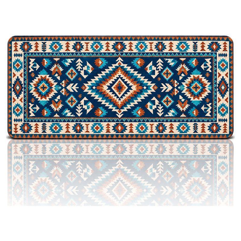 Kilim Desenli Oyuncu Mouse Pad 90x40 – Turkuaz | Gaming Mouse Pad