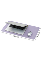 Lila deri mouse pad 70x30 cm yakın çekim
