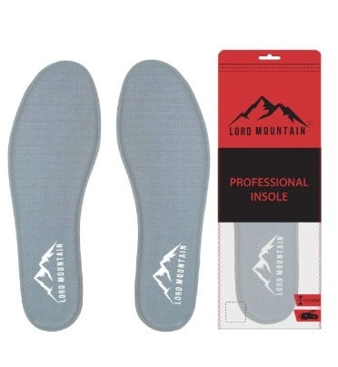 Soft Run Koşu Tabanlığı — Spor Ayakkabı İç Tabanı, Darbe Emici Memory Foam (Siyah)