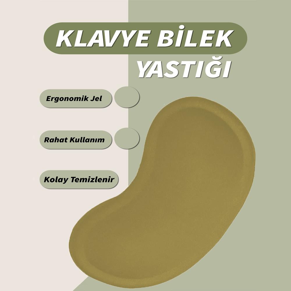 Bilek destekli mouse pad yüzey detayı