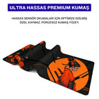 Orange Rosakiri oyuncu mouse pad – premium kumaş yüzey