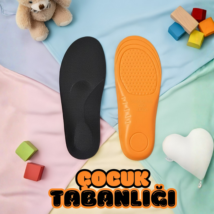 Çocuk Ortopedik Tabanlık — Aktif Çocuklar İçin Ark Destekli Okul ve Spor İç Tabanı