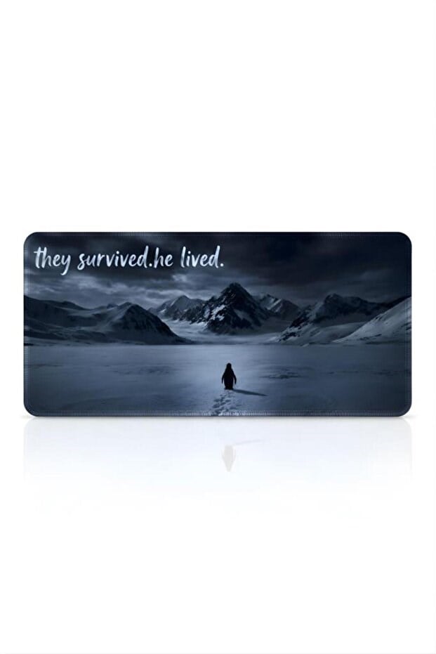 Penguen 70x30 cm gaming mouse pad yakın çekim