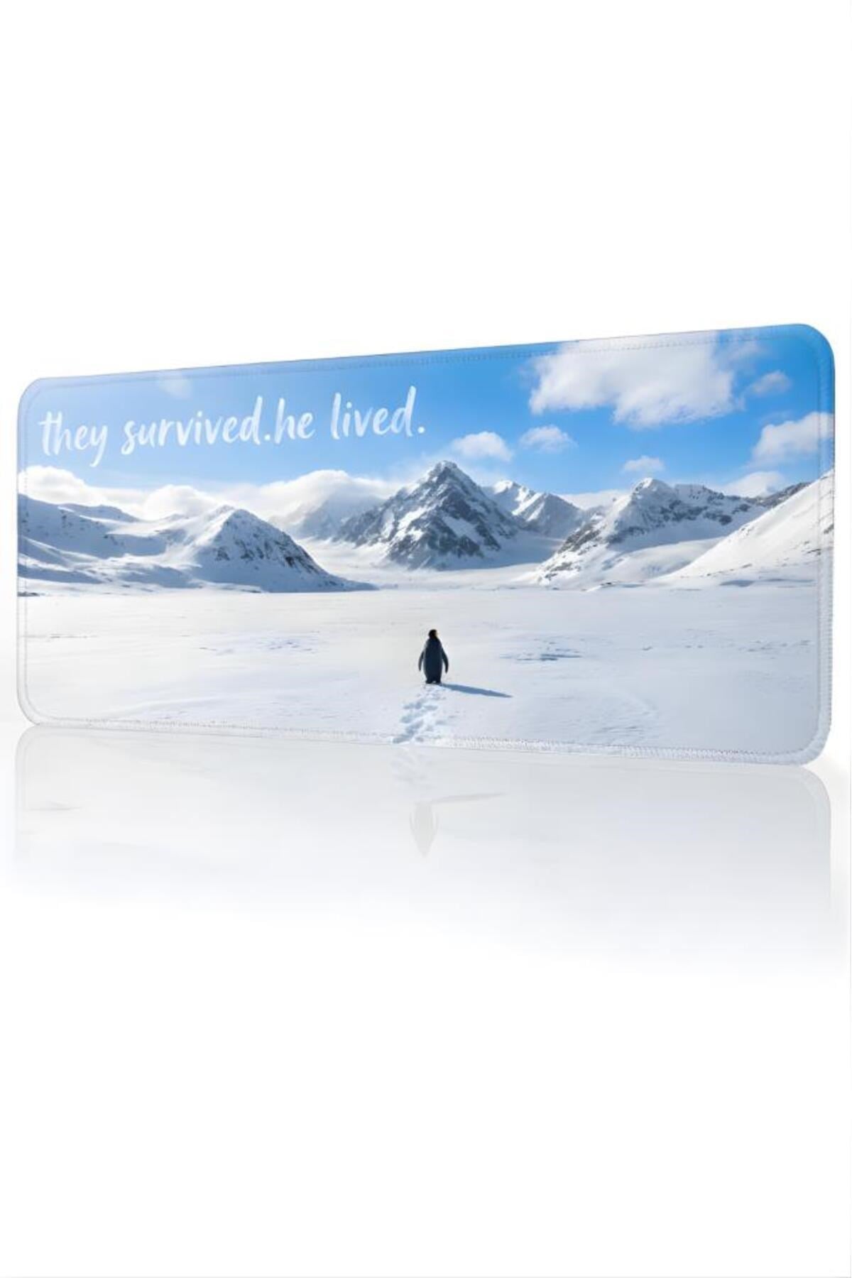 Penguen Beyaz 70x30 cm gaming mouse pad