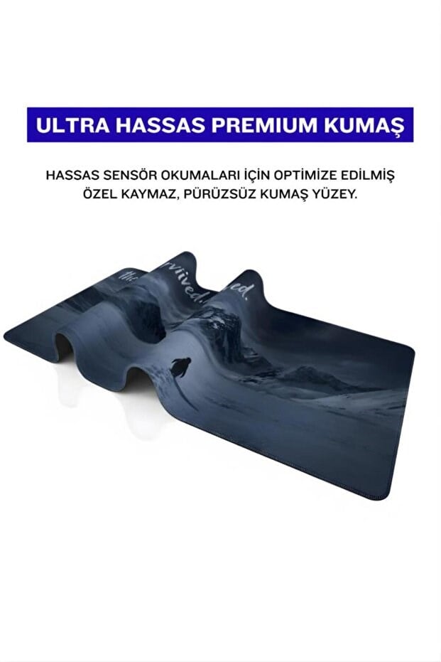 Penguen 70x30 cm gaming mouse pad kullanım görseli