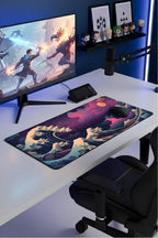 Renkli Japon Dalgası 70x30 cm gaming mouse pad detay görseli