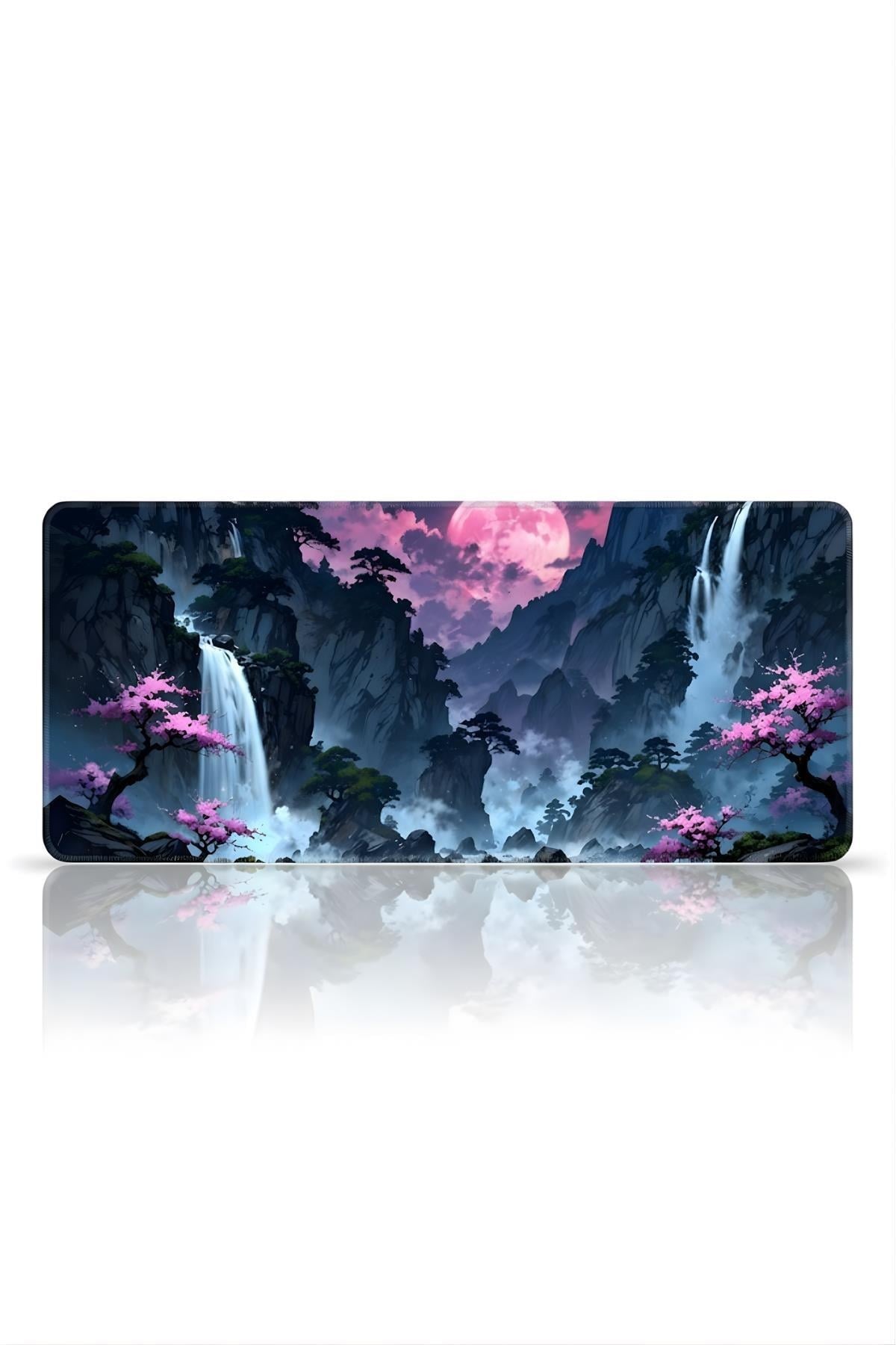 Jungle Art 90x40 cm gaming mouse pad yakın çekim