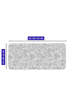 Beyaz Typography 90x40 cm gaming mouse pad ölçü görseli