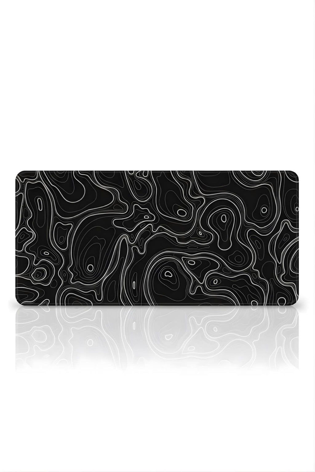 Siyah Typography 90x40 cm gaming mouse pad yakın çekim