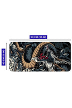 Dragon 90x40 cm gaming mouse pad kauçuk taban detayı