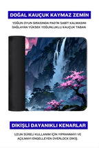Jungle Art 90x40 cm gaming mouse pad dikişli kenar detayı