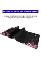 Sword 70x30 cm gaming mouse pad dikişli kenar detayı