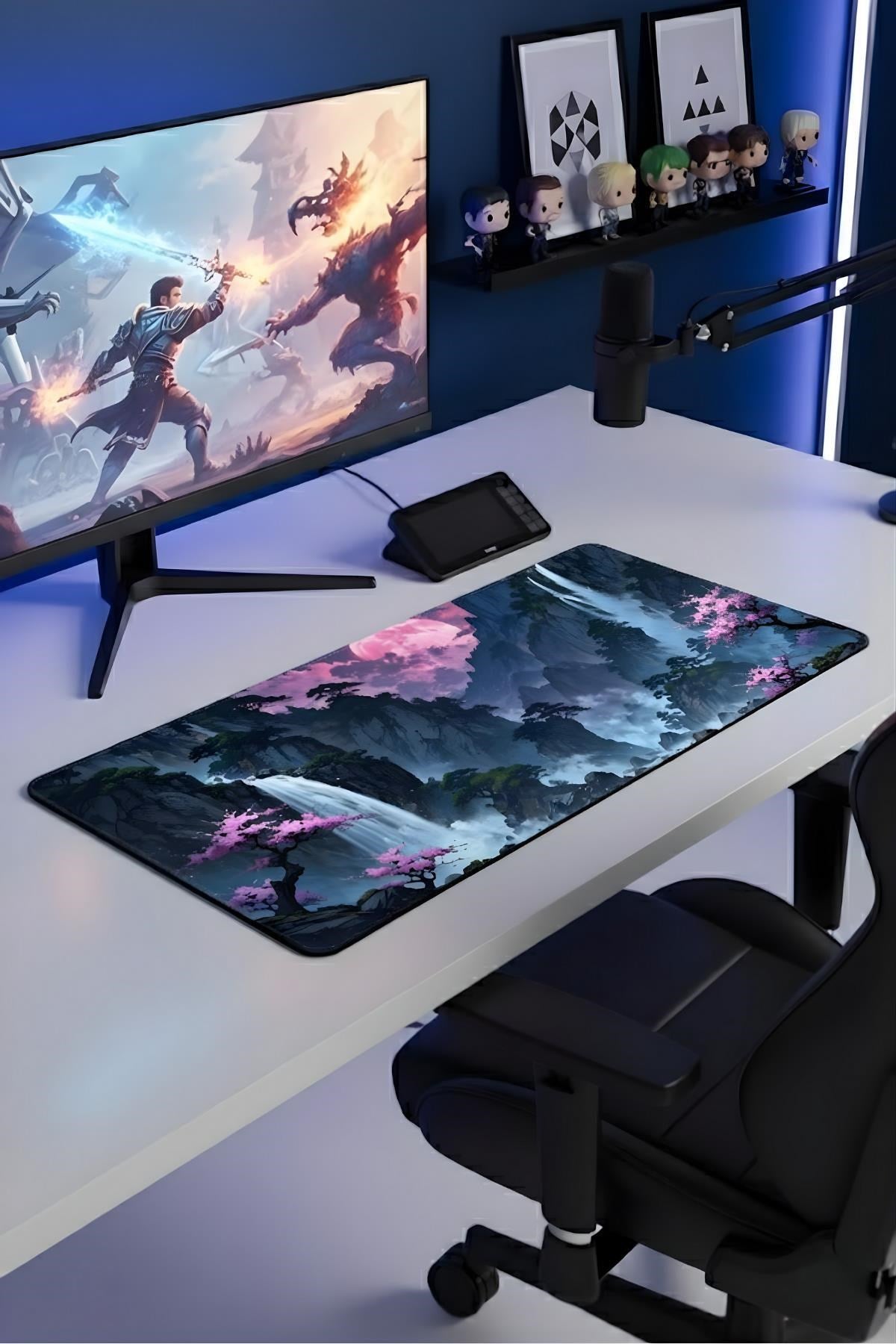 Jungle Art 70x30 cm gaming mouse pad detay görseli