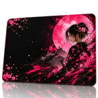 Sakura Moon 50x40 cm oyuncu mouse pad – beyaz fon önden görünüm