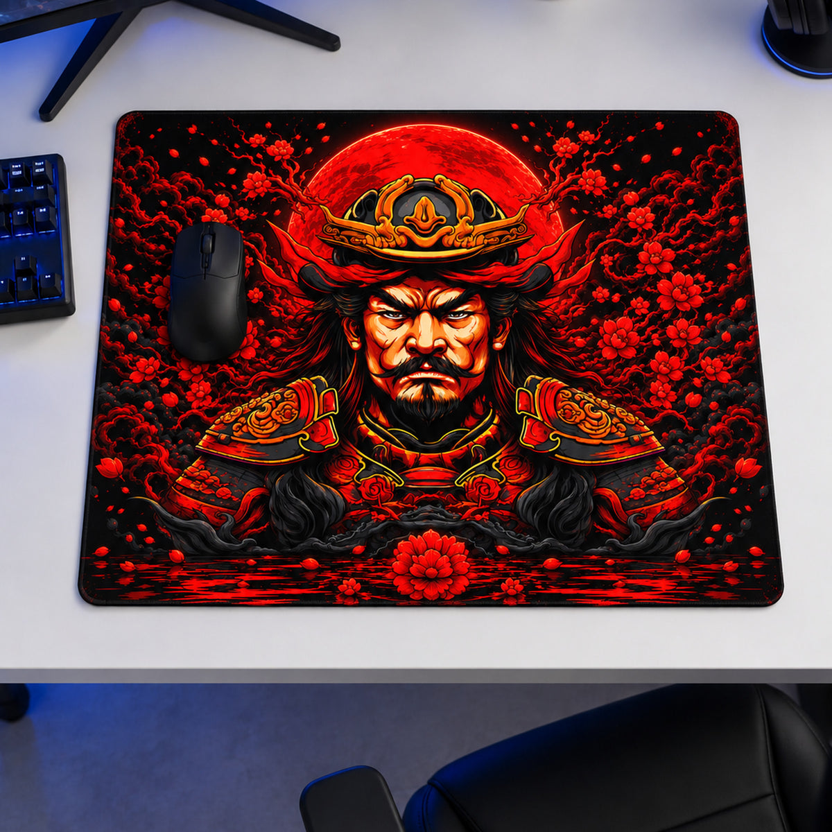 Shogun 50x40 cm oyuncu mouse pad – oyun odası kurulumu
