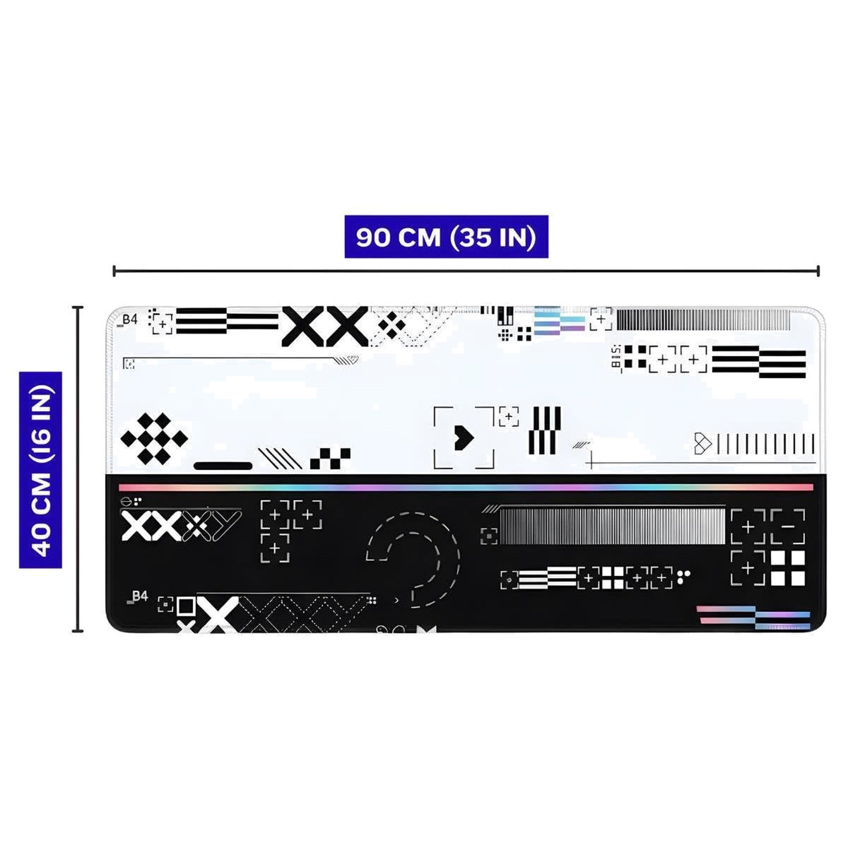 Signal 90x40 cm oyuncu mouse pad – 90x40 cm ölçü bilgisi