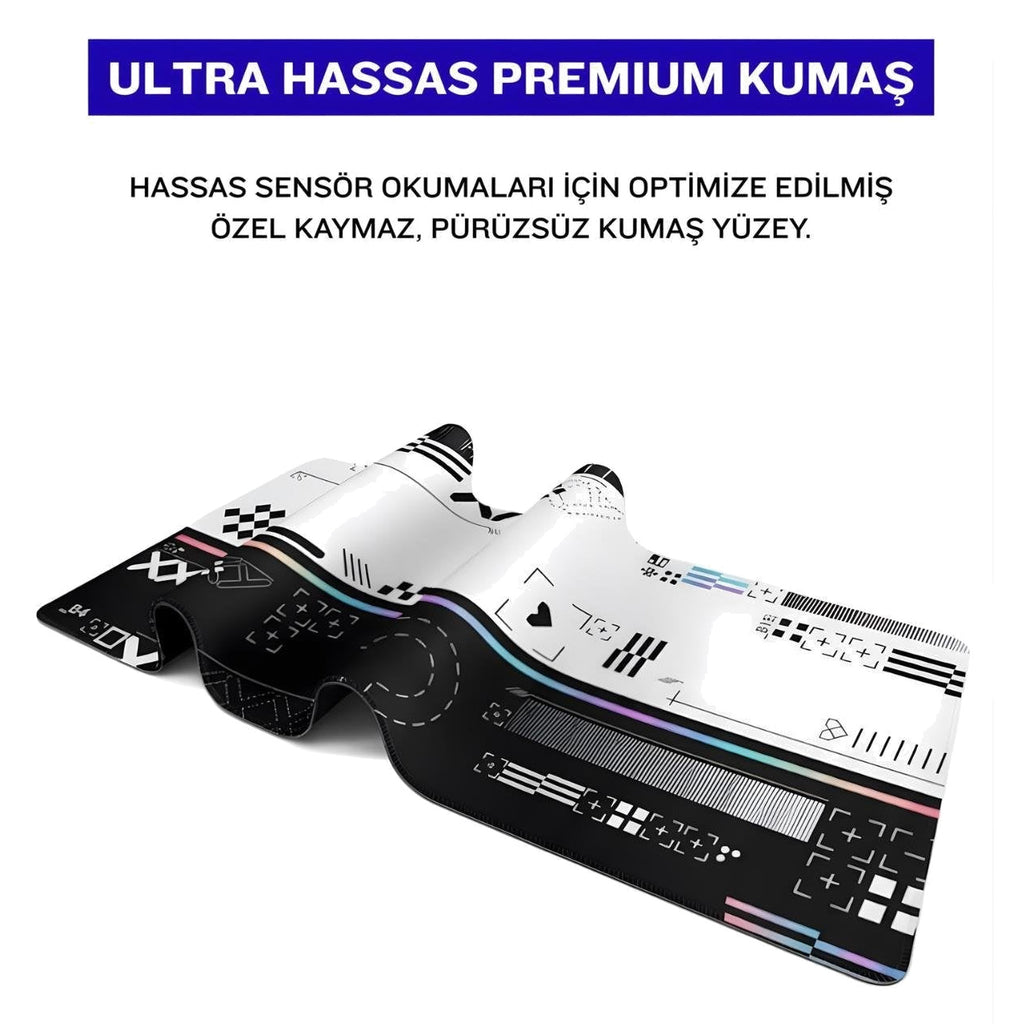 Signal oyuncu mouse pad – premium kumaş yüzey