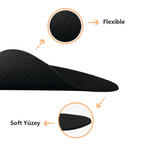 Bilek destekli mouse pad siyah kullanım görseli