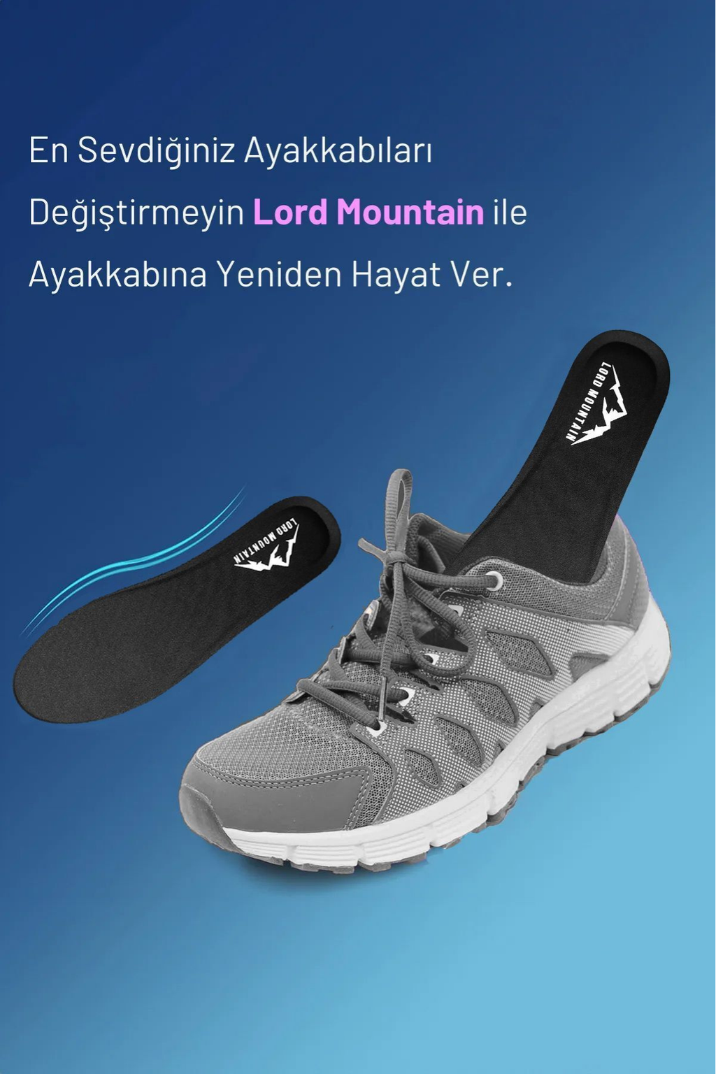 Soft Walk Comfort tabanlık ölçü görseli
