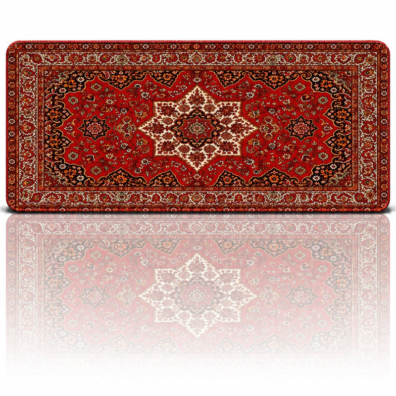 Sultana 90x40 cm Oyuncu Mouse Pad — XXL Gaming Mousepad, Kaymaz Kauçuk Taban, Dikişli Kenar