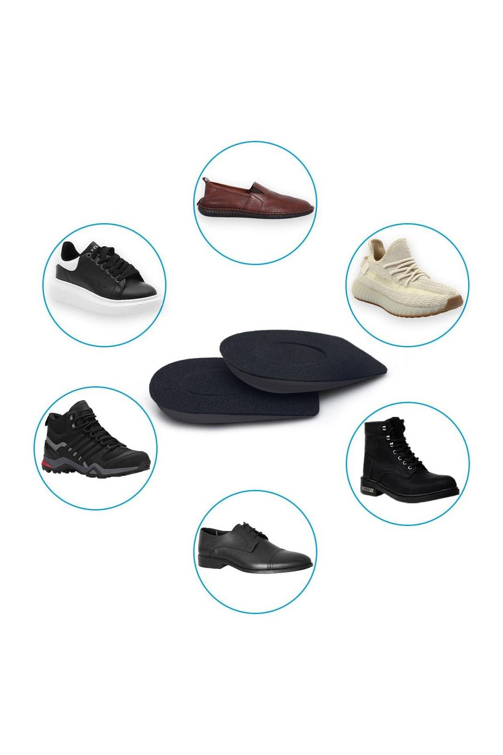 Heelspur topuk dikeni tabanlığı siyah paket görseli