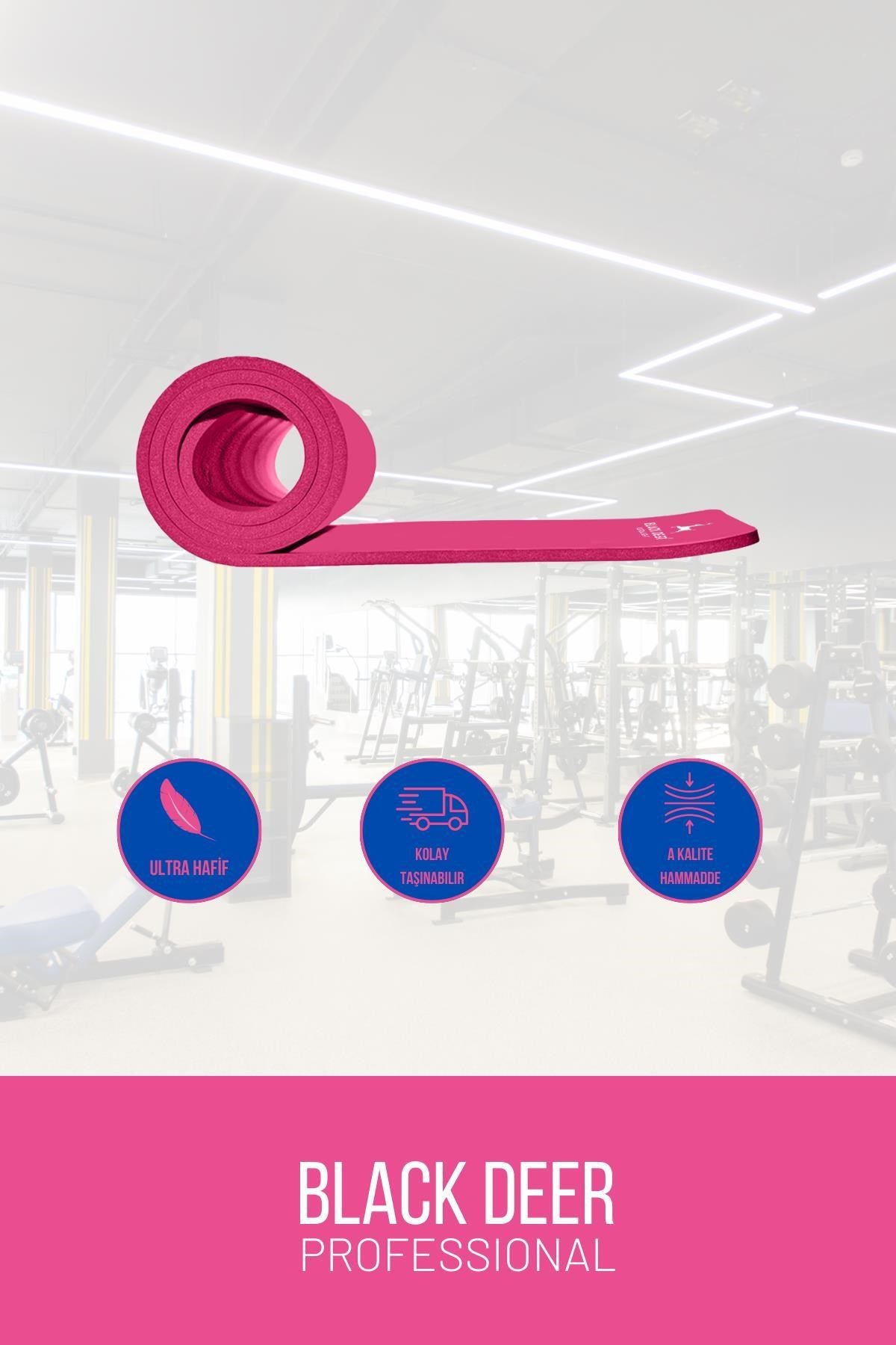 Ultra Light yoga ve pilates matı pembe kalınlık detayı