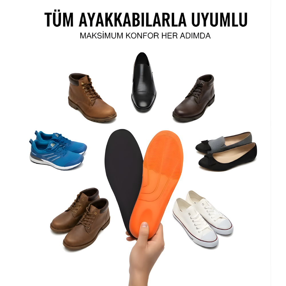 W30 hafif ortopedik tabanlık alt taban detayı