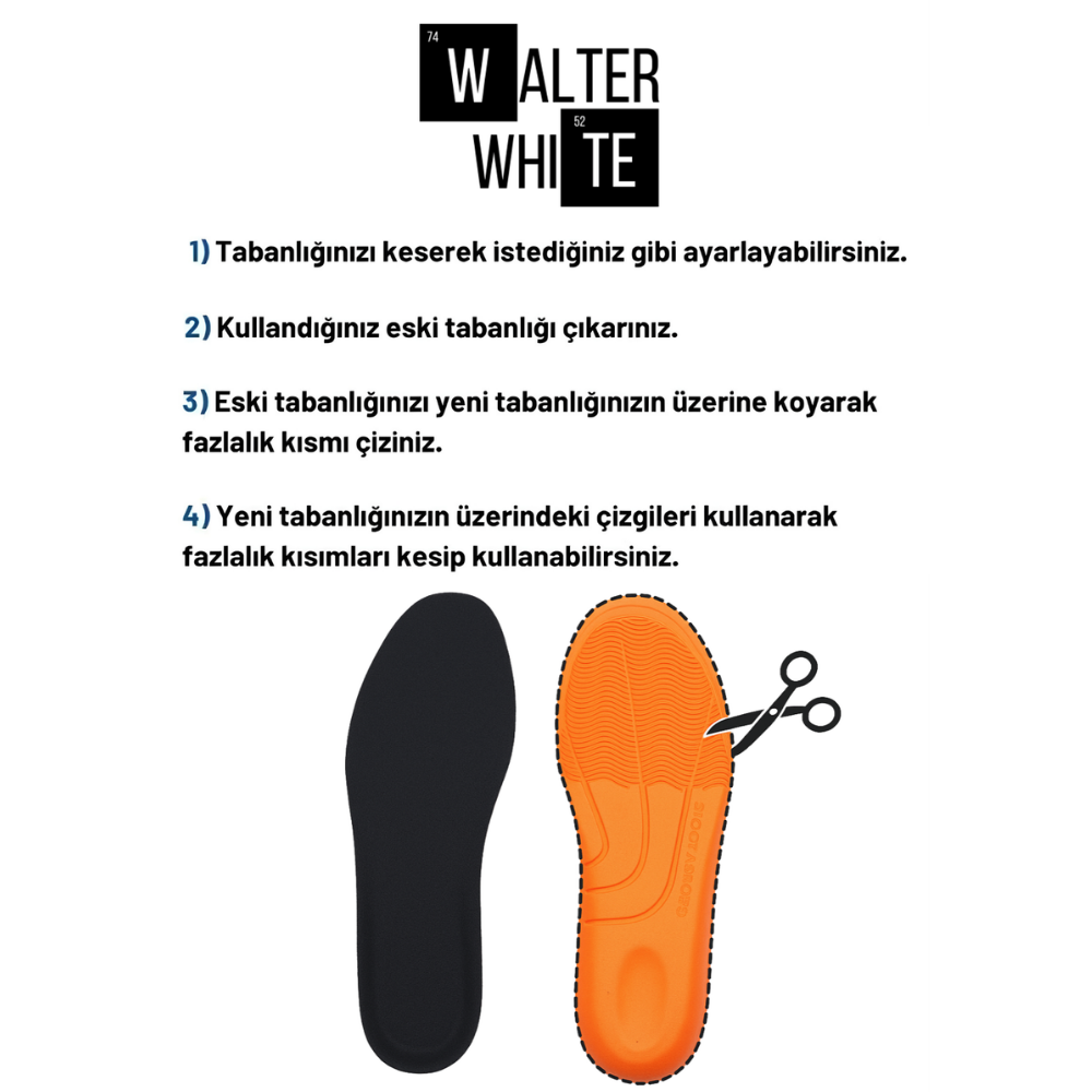 W30 hafif ortopedik tabanlık yüzey detayı