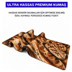 Çöl Engereği yılan desenli mouse pad kumaş yüzeyi, esnek yapı ve süblimasyon baskı detayı