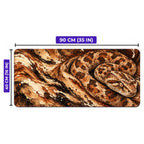 Çöl Engereği yılan desenli oyuncu mouse pad ölçüleri: 90 cm x 40 cm (35 x 16 inç)