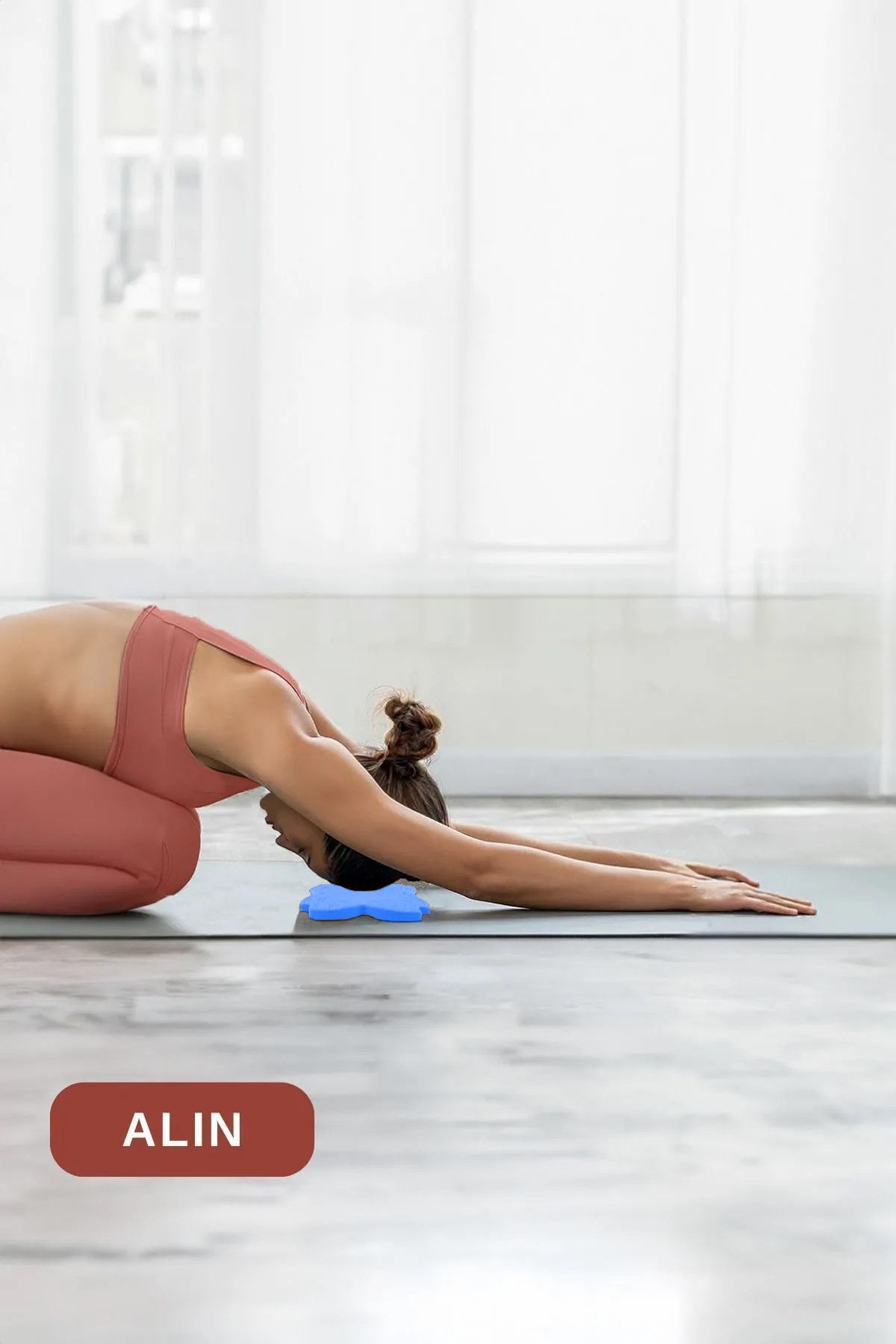 Yoga diz pedi 2'li set siyah detay görseli