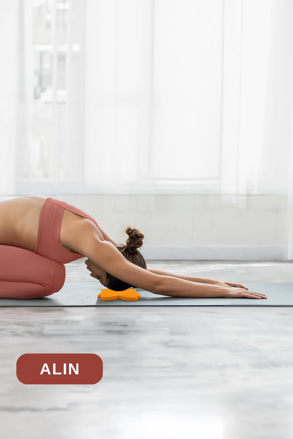 Yoga diz pedi 2'li set siyah dirsek kullanımı