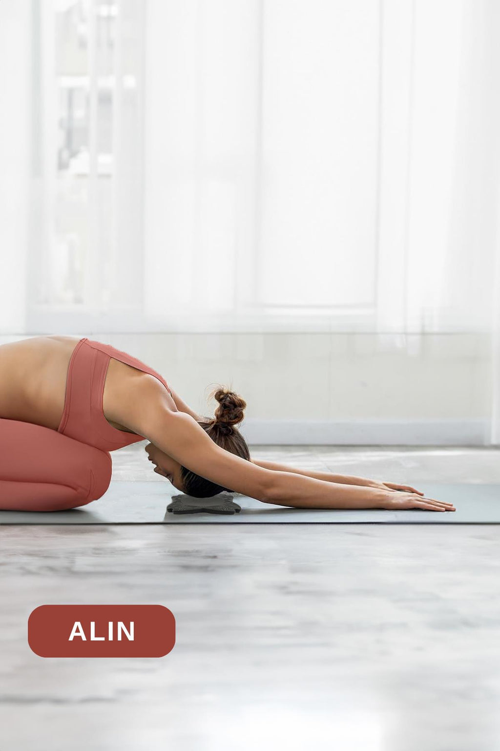 Yoga diz pedi 2'li set siyah diz üstü kullanım