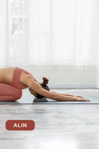Yoga diz pedi 2'li set siyah diz üstü kullanım